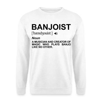 Banjo Players Meaning - Unisex Sweatshirt - white - Front