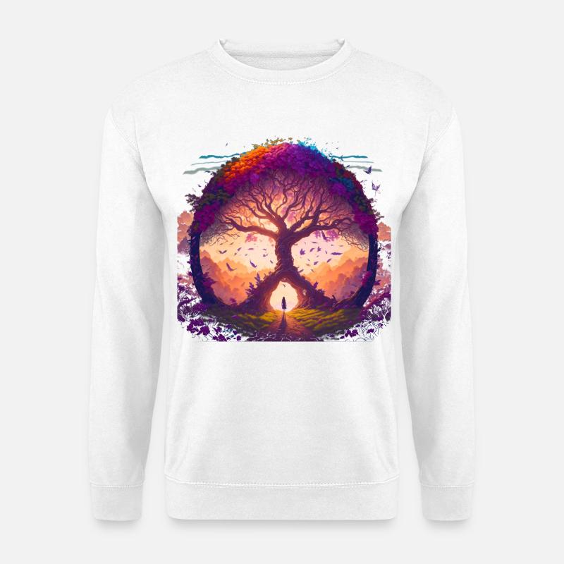 Baum der Träume - Unisex Pullover - Weiß