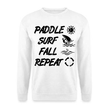 Windsurfing techniques - Unisex Sweatshirt - white - Front