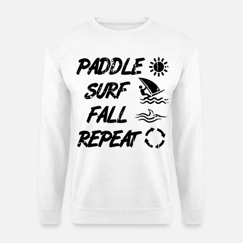 Windsurfing techniques - Unisex Sweatshirt - white