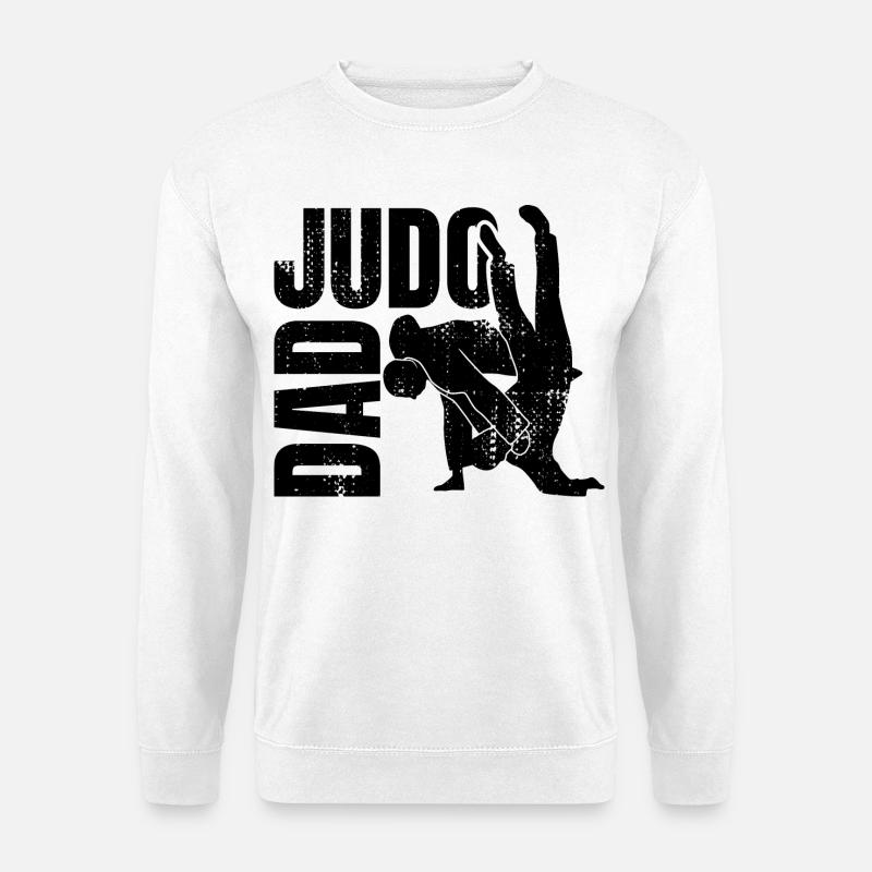Judo Vater - Unisex Pullover - Weiß
