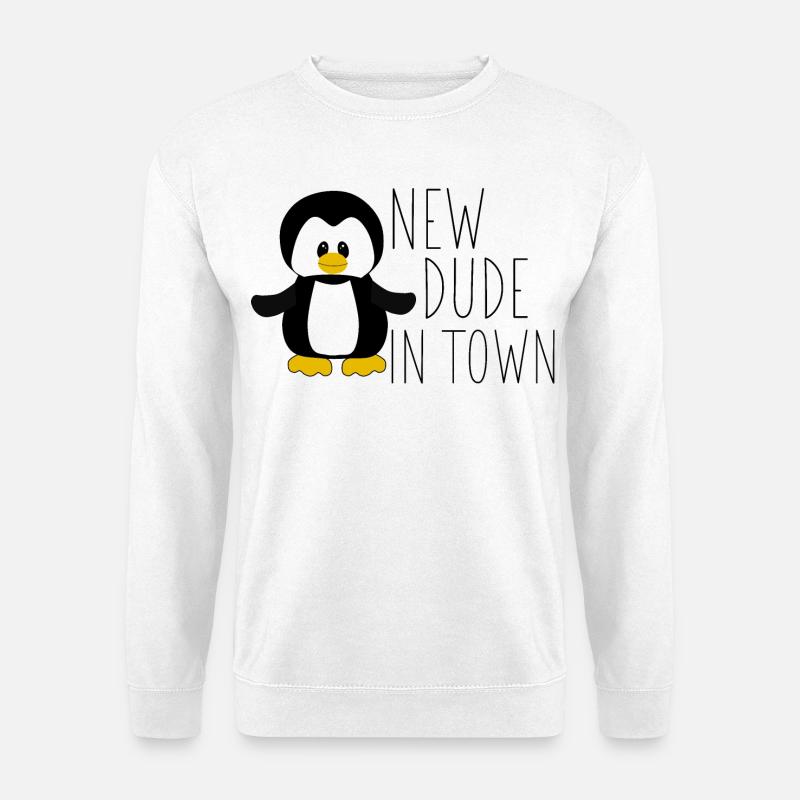 New Dude in Town - Unisex Pullover - Weiß