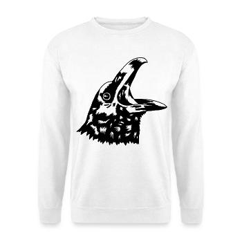 Crow - Unisex Sweatshirt - white - Front