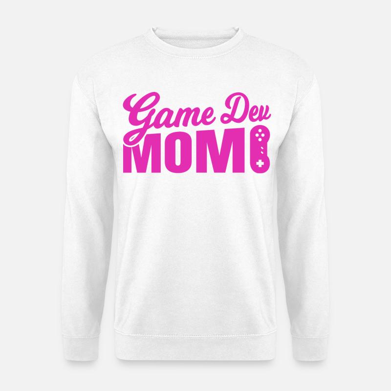 Spielentwickler Mutter - Unisex Pullover - Weiß