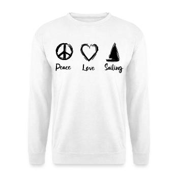Sailing Love - Unisex Sweatshirt - white - Front