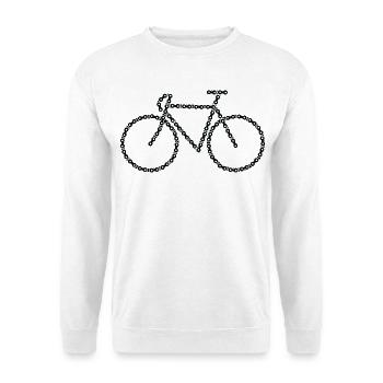 Bicycle sketch - Unisex Sweatshirt - white - Front