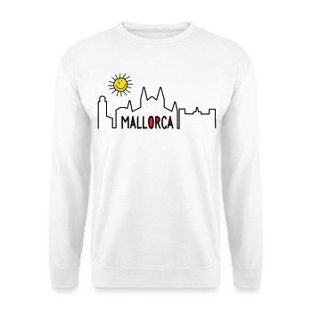 Majorque en été - Sweat-shirt Unisexe - blanc - Devant