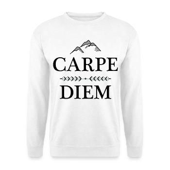 Carpe Diem - Sweat-shirt Unisexe - blanc - Devant