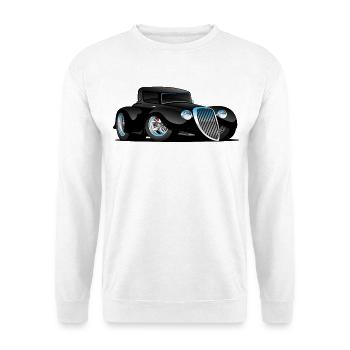 Midnight Muscle: Power in Black - Unisex Sweatshirt - white - Front