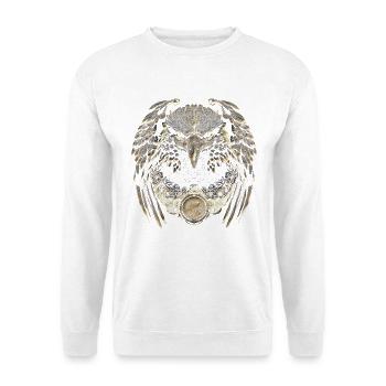 Steinadler - Unisex Pullover - Weiß - Vorne