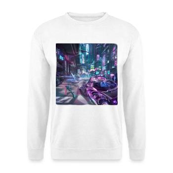 Cybercity - City in the future - Unisex Sweatshirt - white - Front