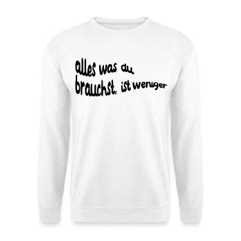 Umweltschützer Umwelt Statement Erde Umweltschutz - Unisex Pullover - Weiß - Vorne