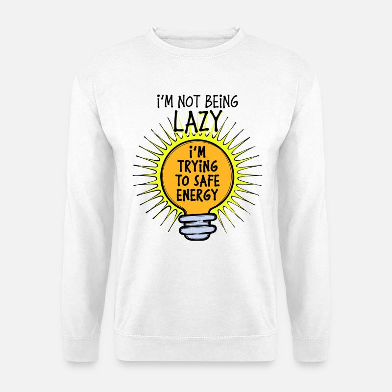Umweltschützer Statement Nachhaltigkeit Umwelt - Unisex Pullover - Weiß