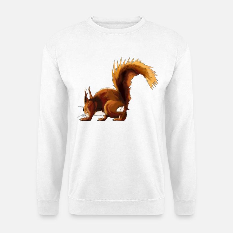 Squirrel Velcro Fall Edition - Unisex Sweatshirt - white