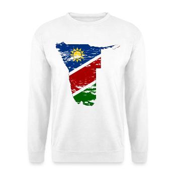 Namibia Landkarte used - Unisex Pullover - Weiß - Vorne