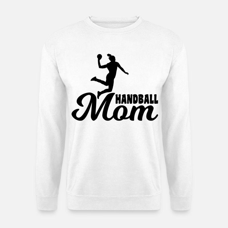 Handball Mutter - Unisex Pullover - Weiß
