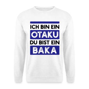 Japanese Statement Manga Comic Anime Animation - Unisex Sweatshirt - white - Front