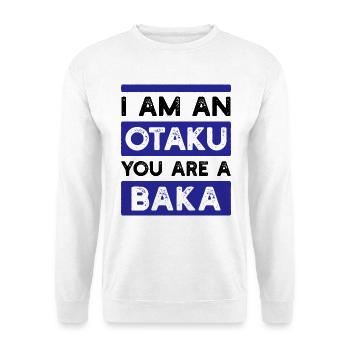 Déclaration d’anime Japon Cartoon Manga Comic - Sweat-shirt Unisexe - blanc - Devant