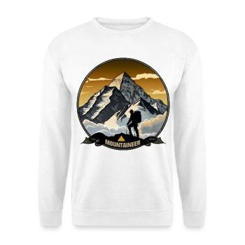 Mountaineer - Unisex Sweatshirt - white - Front