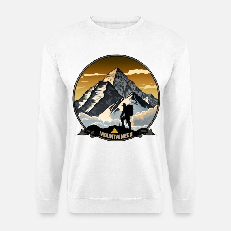Bergsteiger - Unisex Pullover - Weiß