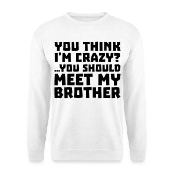Frères et sœurs Déclaration Big Brother Brother Heart - Sweat-shirt Unisexe - blanc - Devant
