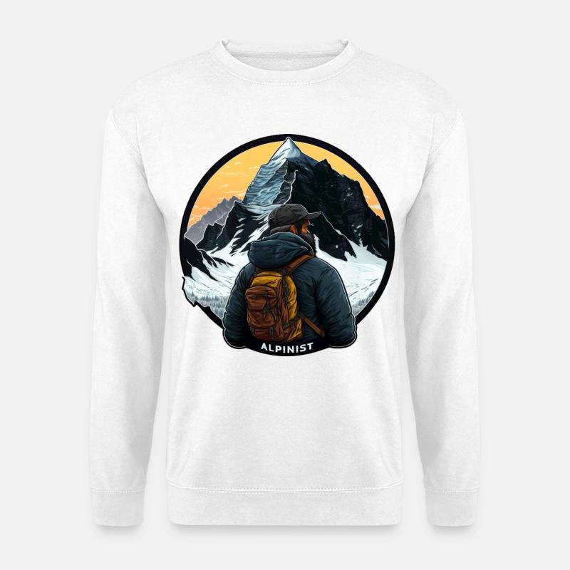 Alpinist - Unisex Pullover - Weiß