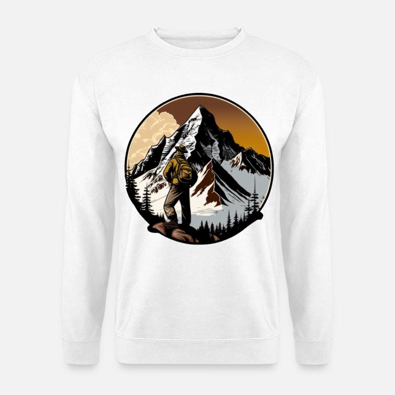 Bergsteiger - Unisex Pullover - Weiß