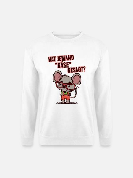 Ratte Statement Haustiere Kuscheltier Heimtier - Unisex Pullover - Weiß