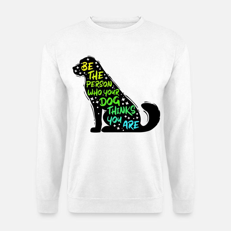 Haustiere Hund Statement Lieblingstier Kuscheltier - Unisex Pullover - Weiß