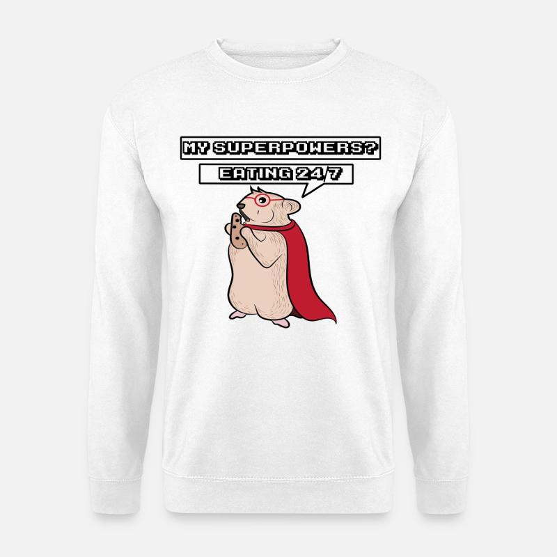 Haustiere Statement Ratte Schoßtier Tiere - Unisex Pullover - Weiß