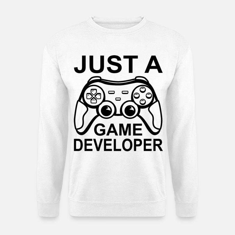 Nur ein Spieleentwickler - Unisex Pullover - Weiß