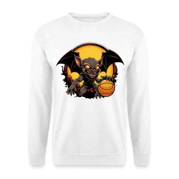 Basketball Bat - Unisex Sweatshirt - white - Front