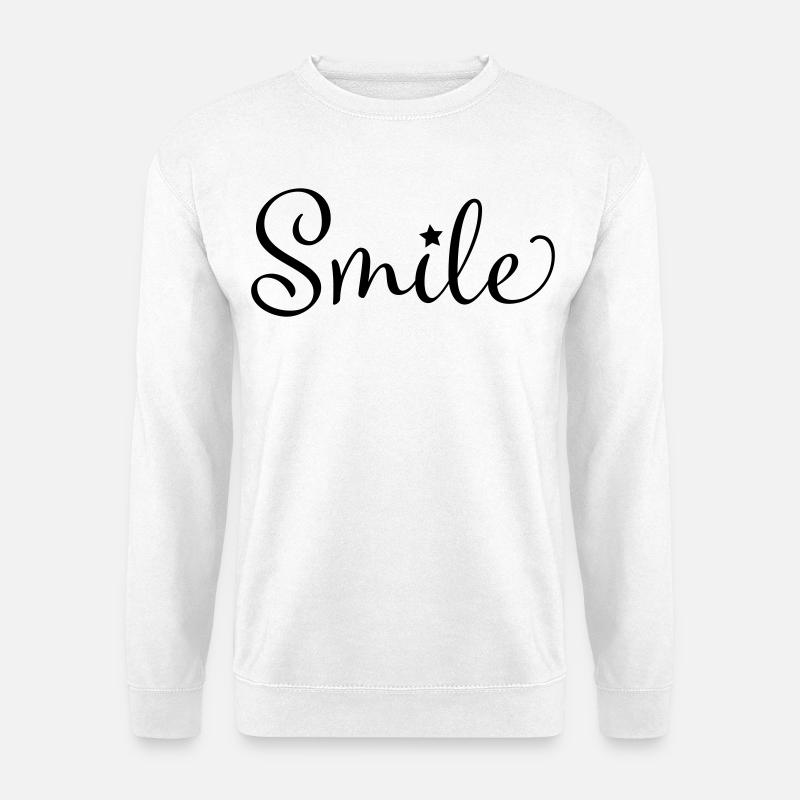 Smile - Unisex Sweatshirt - white