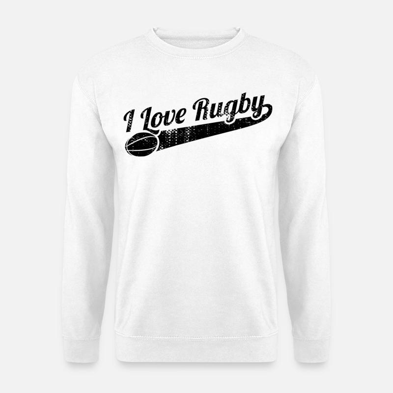 Rugby Liebe - Unisex Pullover - Weiß
