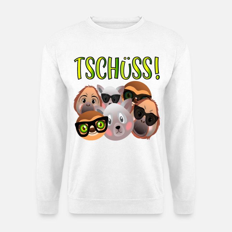 TSCHÜSS ABSCHIED TEAM - Unisex Pullover - Weiß