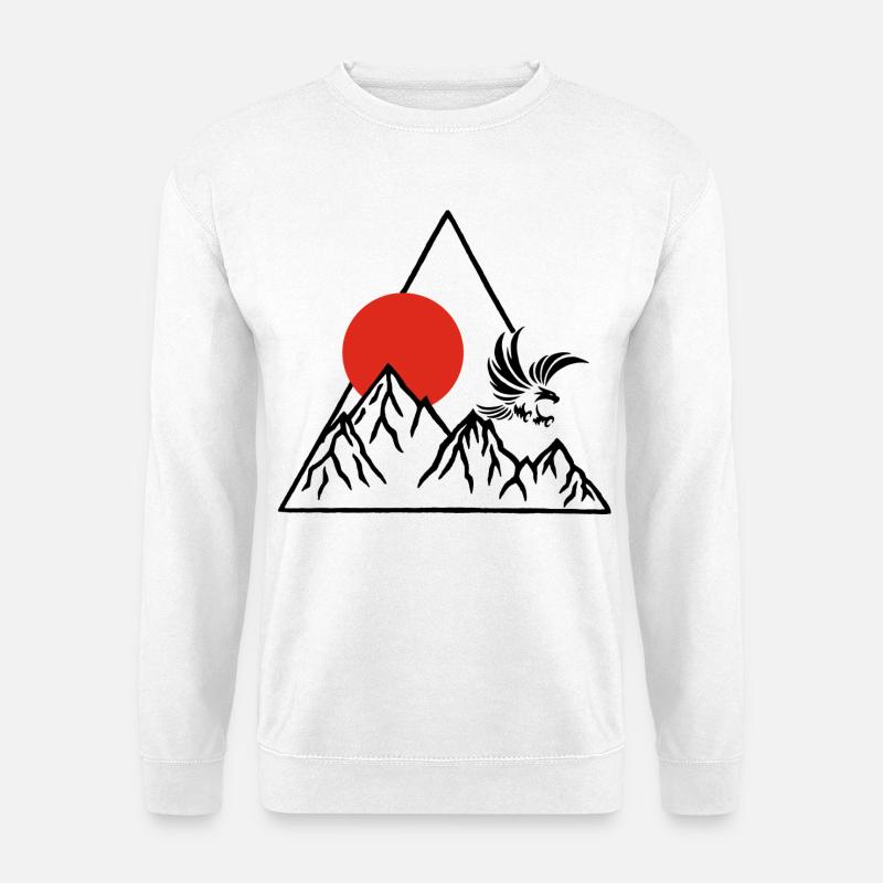 Das Dach der Welt (Schwarz) - Unisex Pullover - Weiß