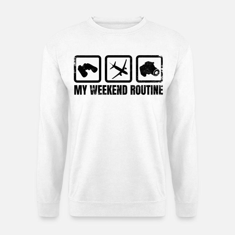 Planespotter Wochenene - Unisex Pullover - Weiß