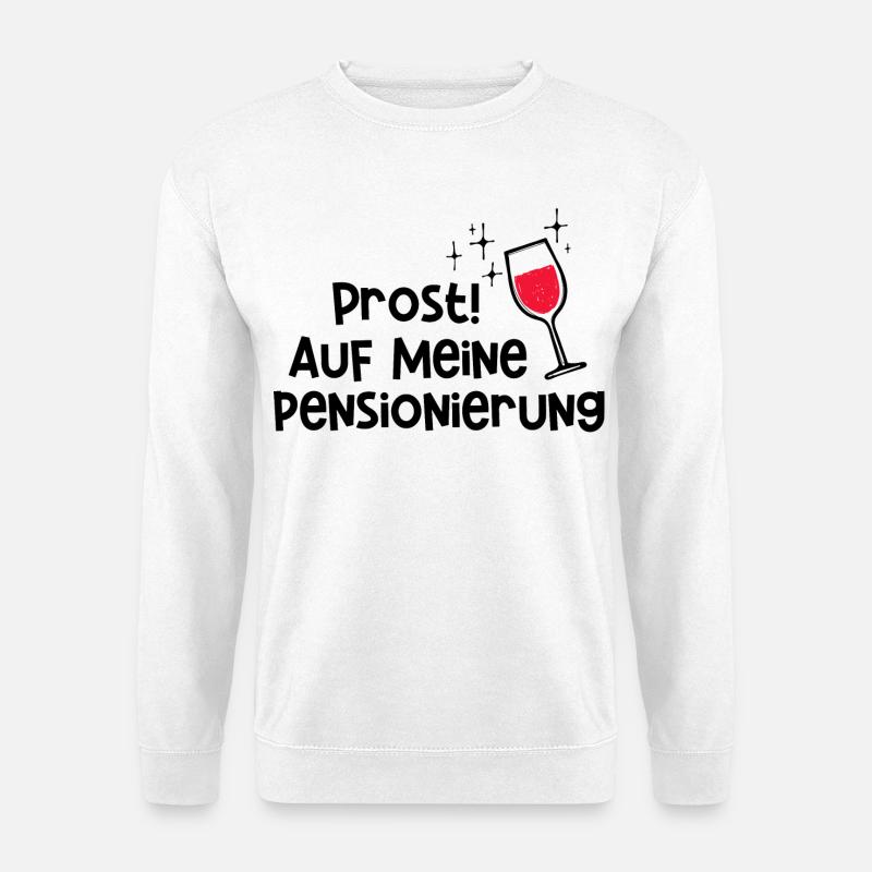 Lebensabend Abschied Senior Statement Ruhestand - Unisex Pullover - Weiß