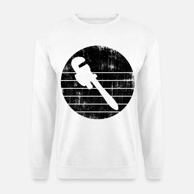 Rohrzange - Unisex Pullover - Weiß