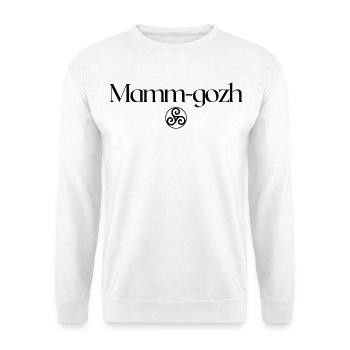 Mamm-gozh Triskell Fête Grand-mère bretonne - Sweat-shirt Unisexe - blanc - Devant