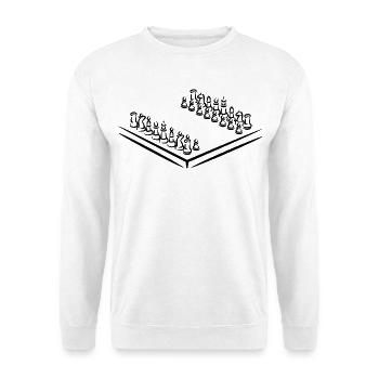 Chess pieces - Unisex Sweatshirt - white - Front
