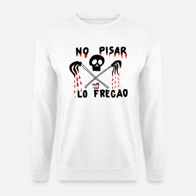 Halloween mit Humor - Unisex Pullover - Weiß