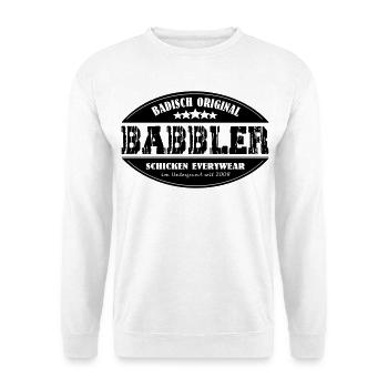 Babbler - Unisex Pullover - Weiß - Vorne