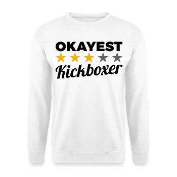 Kickboxeur Okayest - Sweat-shirt Unisexe - blanc - Devant
