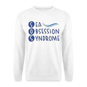 Humour Bien-être Mer - Sweat-shirt Unisexe - blanc - Devant