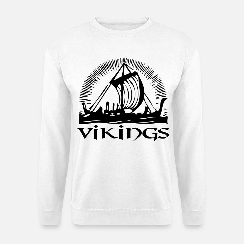 vikings - Unisex Pullover - Weiß