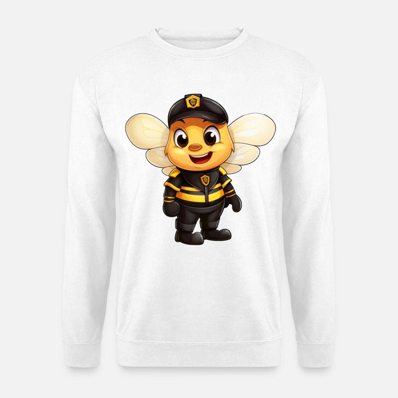 Bienen Polizei - Unisex Pullover - Weiß