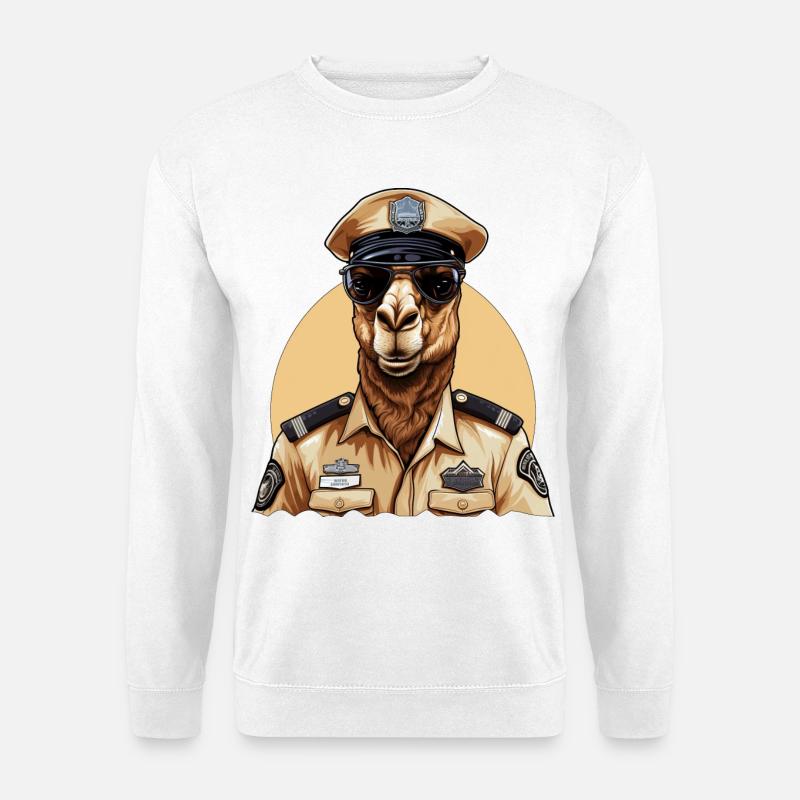 Camel Policeman - Unisex Sweatshirt - white