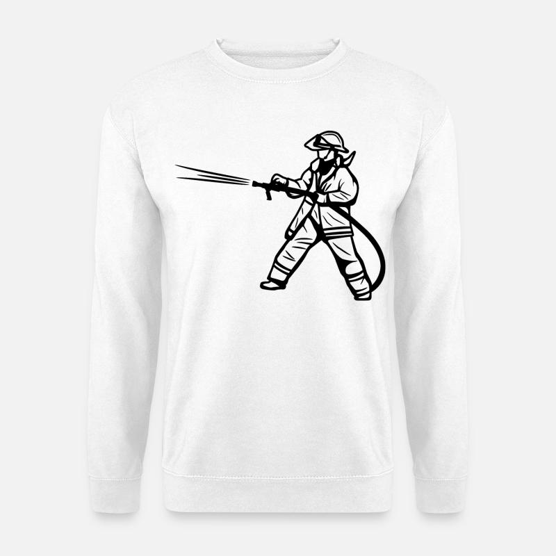 Fireman - Unisex Sweatshirt - white
