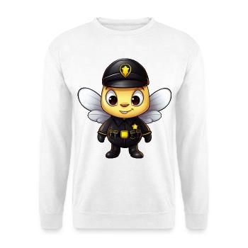 Police des abeilles - Sweat-shirt Unisexe - blanc - Devant
